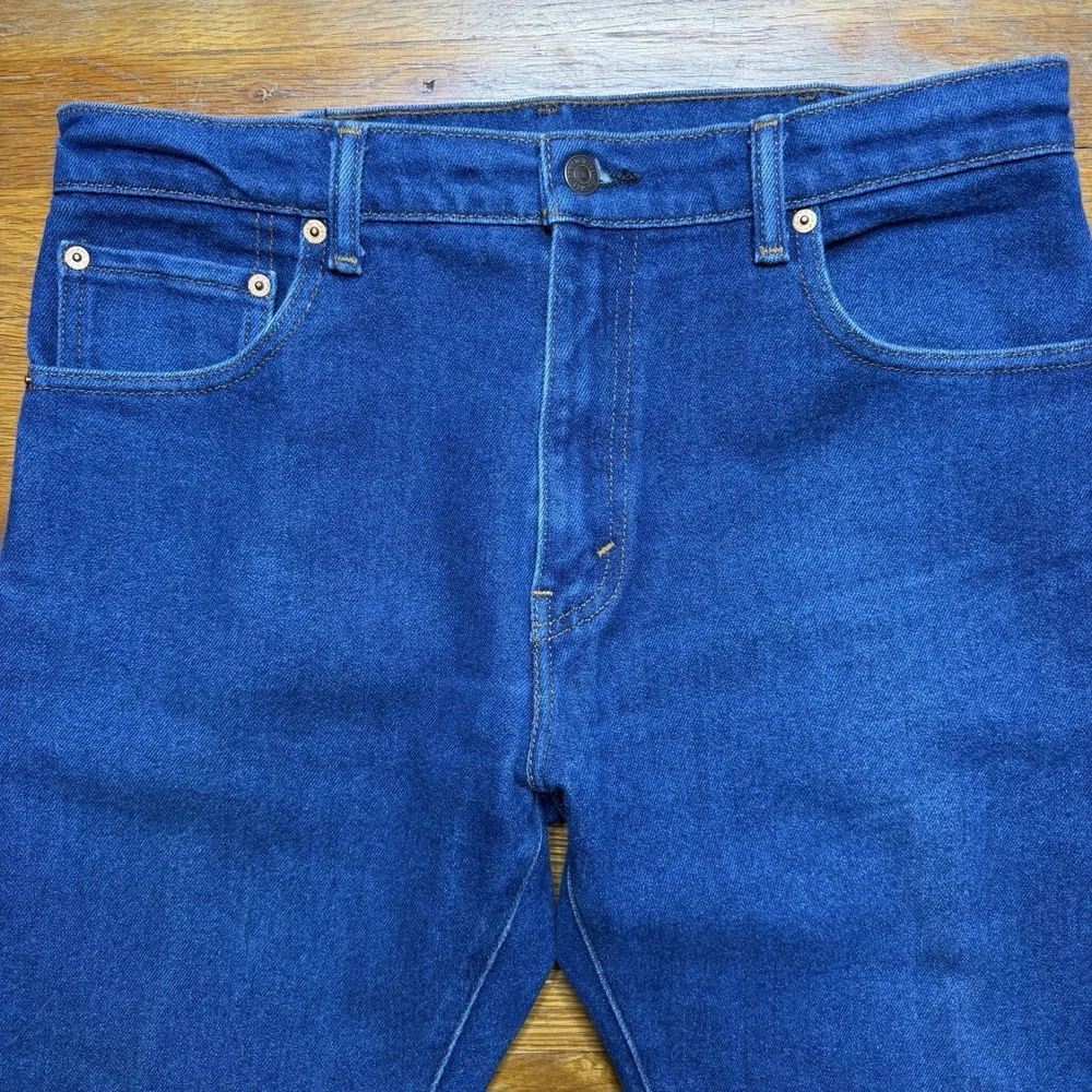 Levis 517 Jeans Men 34x29 Boot Cut Blue Denim‎ Cowboy Rodeo Western Classic